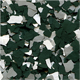 Epoxy chip blends green