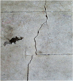 damaged concrete