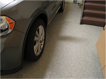 Garage floor coatings are easy to clean