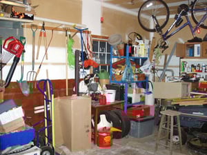 Before the garage makeover or epoxy floor coatings.