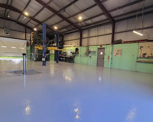 Camp Hill, PA novolac solid color epoxy coatings for service bays