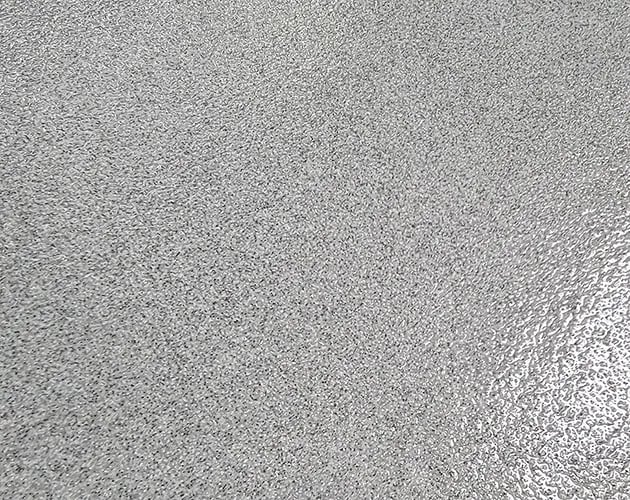 close-up of decorative quartz coatings