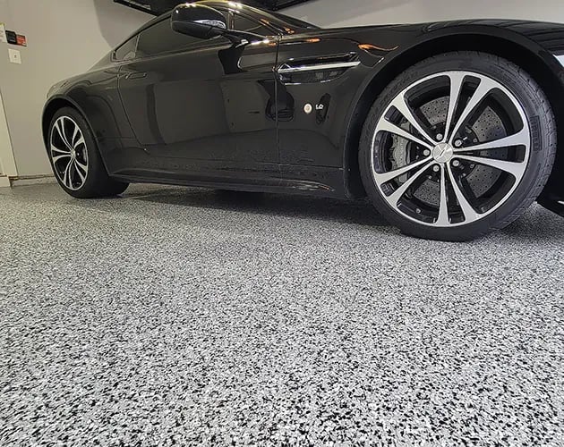 York, PA decorative chip garage flooring York, PA decorative chip garage flooring
