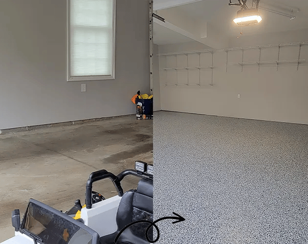 Garage floor coatings by STRONGHOLD FLOORS in Lancaster, PA