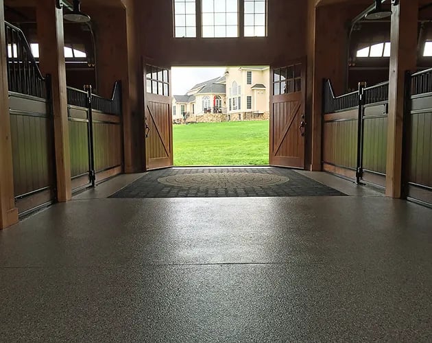 Barn epoxy floor coatings in Clarksville, MD Barn epoxy floor coatings in Clarksville, MD