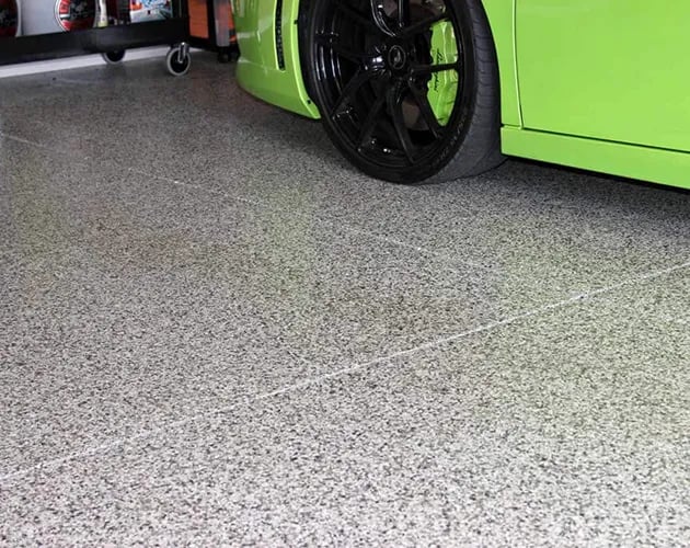 Mechanicsburg-Epoxy-Garage-Floor-Lamborghini-1-630x500