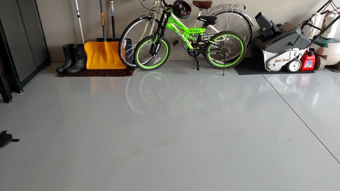 After epoxy coatings applied in Mechanicsburg by Stronghold Floors
