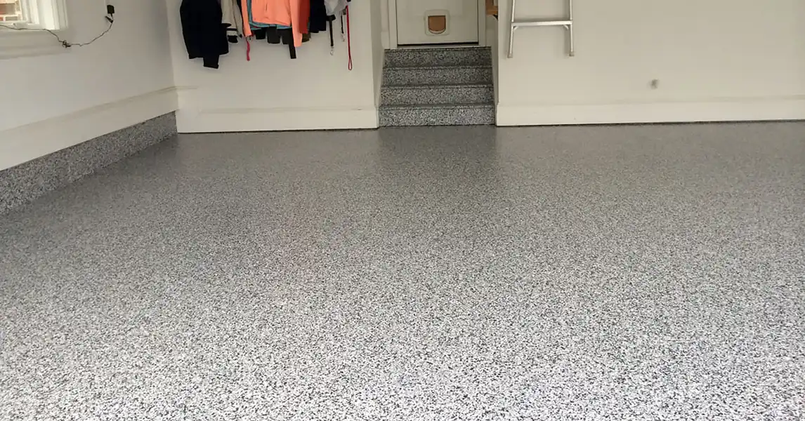 Our garage floor coatings in action.