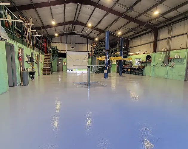 Camp Hill, PA service bay novolac epoxy coatings