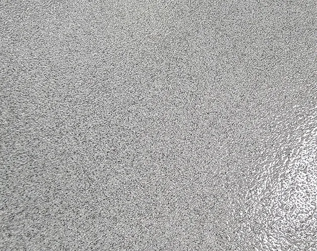 Decorative colored quartz coatings for production floors