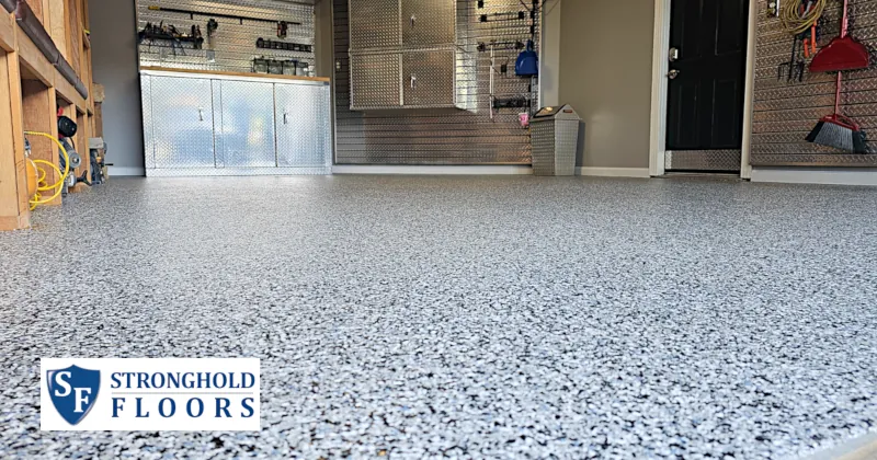 A garage floor coatings project in Middleriver, Maryland.