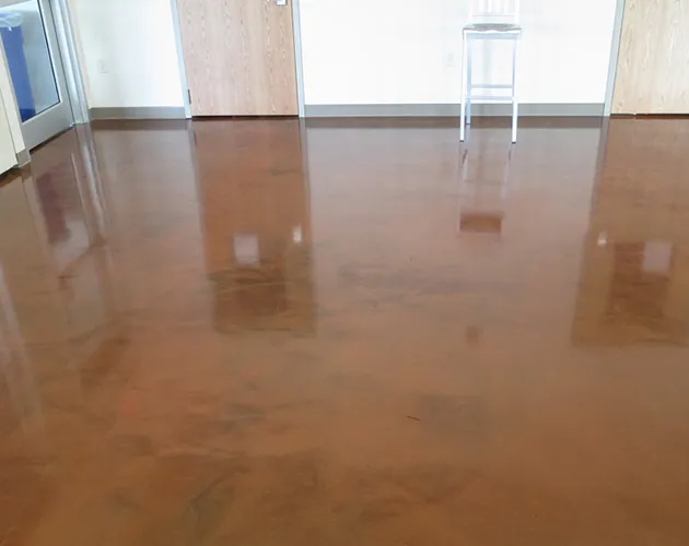Mechanicsburg, PA showroom floor coatings metallic epoxy