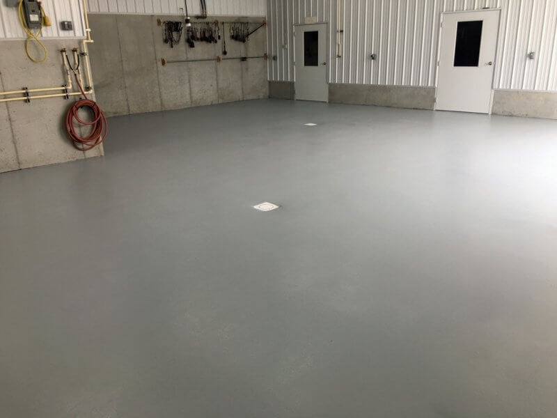 Novolac epoxy top coat floor coatings