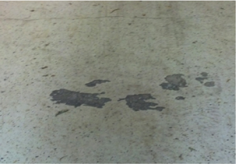 contaminated concrete