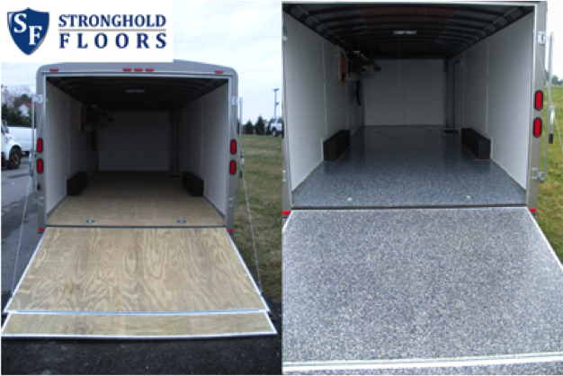 Epoxy membranes for racing car trailer