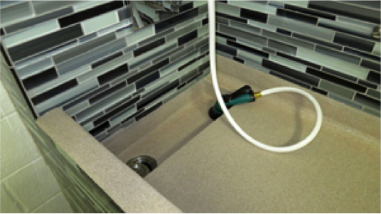 Decorative quartz coatings at Stay Pet Resort