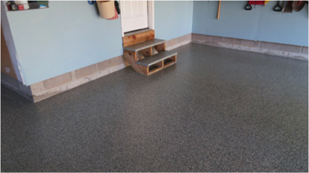 After picture of garage remodel