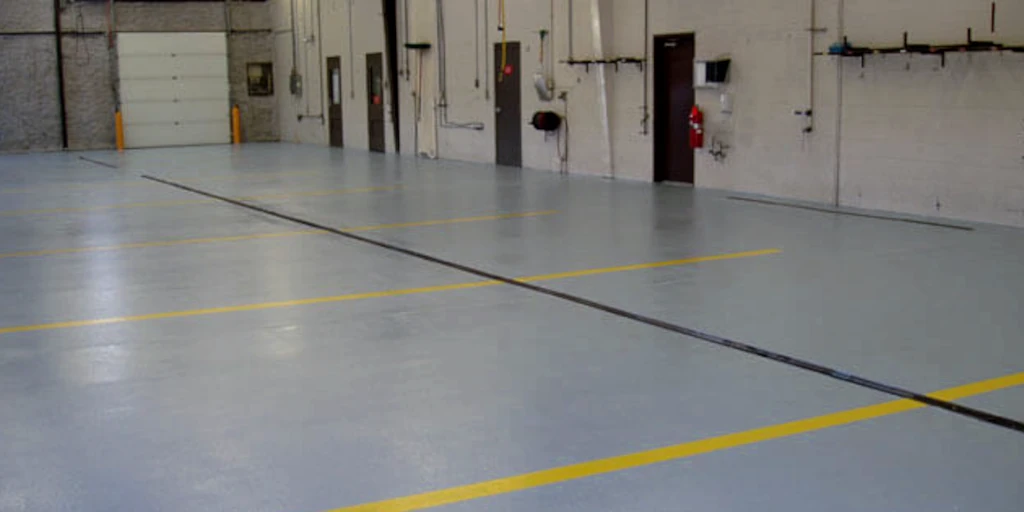 Fire station apparatus bay floor coatings