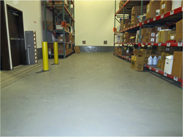 Novolac coatings in warehouse